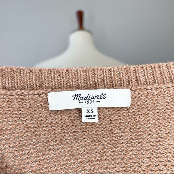 Madewell Chronicle Texture Pullover Sweater Women's Size XS - Picture 7 of 8